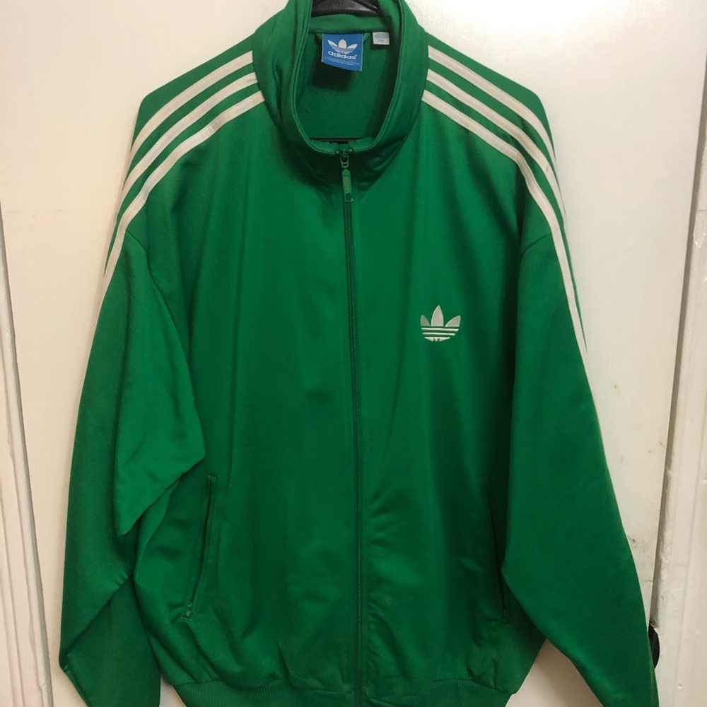 Green Adidas Track Jacket